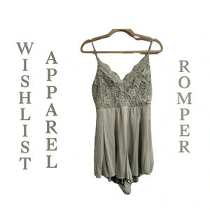 Wishlist Apparel‎ Crochet Front Romper